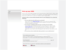 Tablet Screenshot of mms.vodafone.cz
