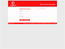 Tablet Screenshot of mensaredempresas.vodafone.es