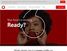 Tablet Screenshot of careers.vodafone.co.uk