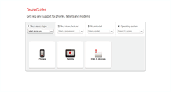 Desktop Screenshot of devices.vodafone.com.au