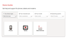 Tablet Screenshot of devices.vodafone.com.au