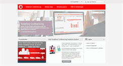 Desktop Screenshot of conferencing.vodafone.de