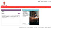 Desktop Screenshot of mymail.vodafone.com.eg