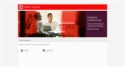 Desktop Screenshot of conferencing.vodafone.com