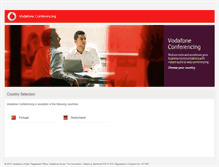 Tablet Screenshot of conferencing.vodafone.com